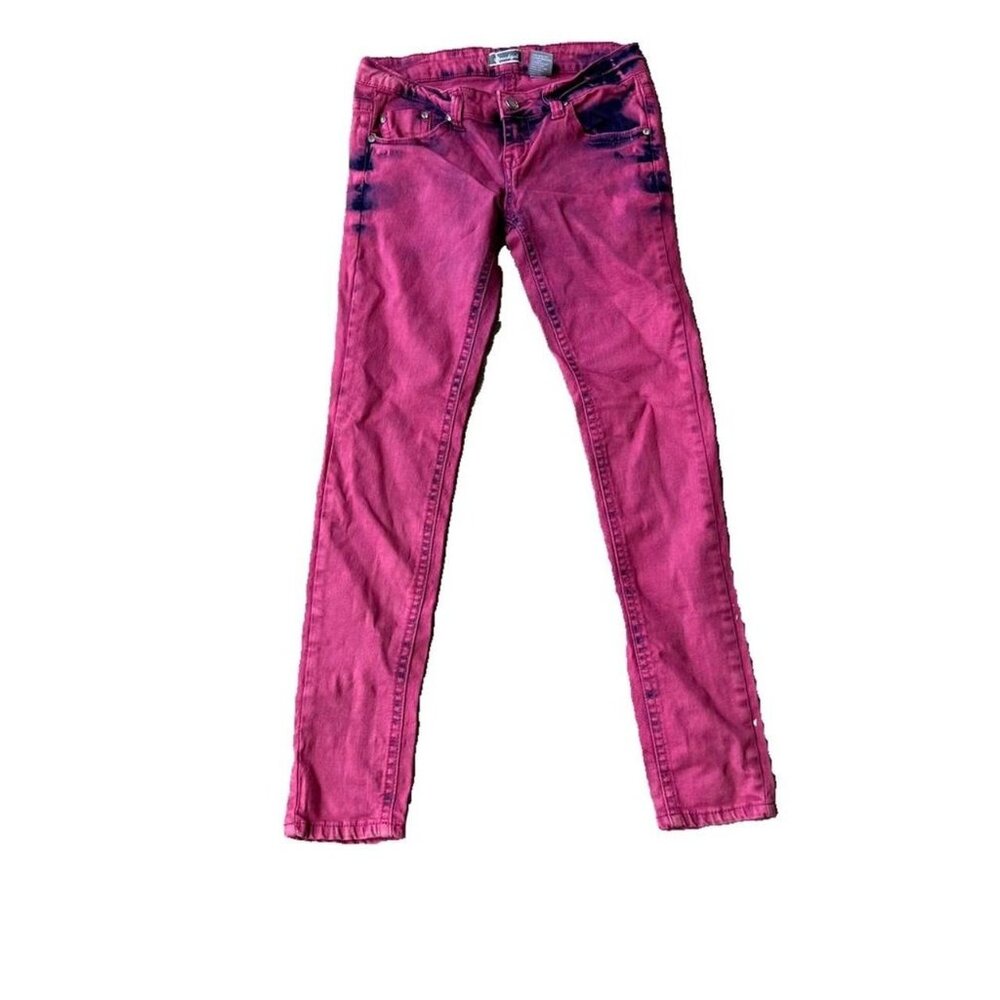 Pink skinny jeans